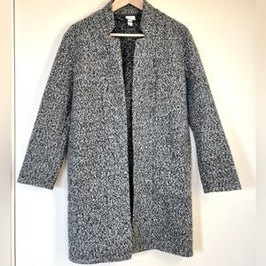 A New Day Black and White Boucle Jacket